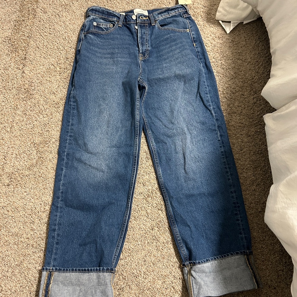 Universal Thread Dark Blue Boyfriend Jeans